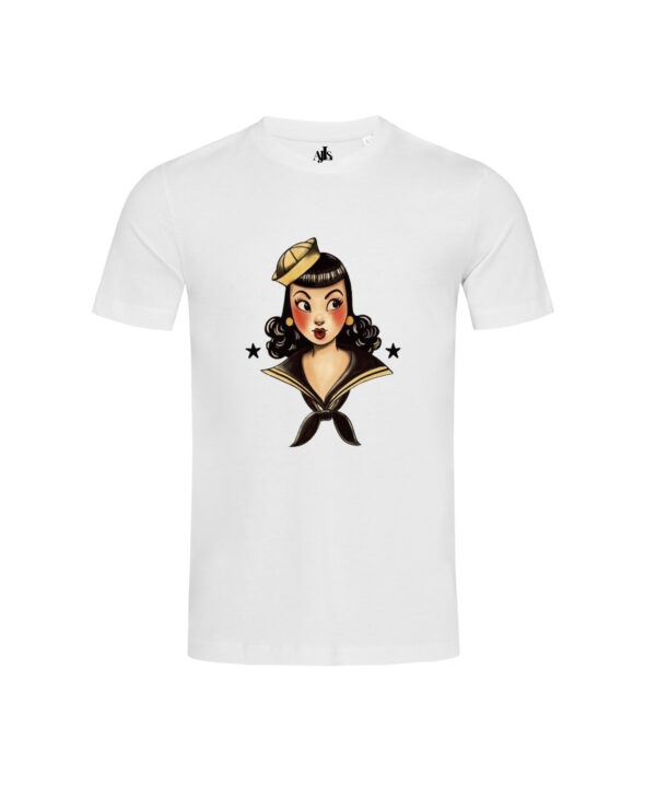 T-Shirt Sailor Girl Old School