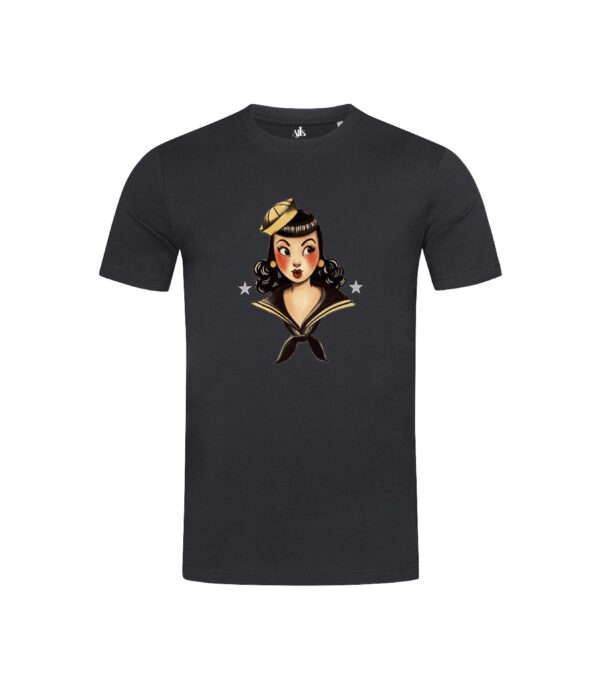 T-Shirt Sailor Girl Old School